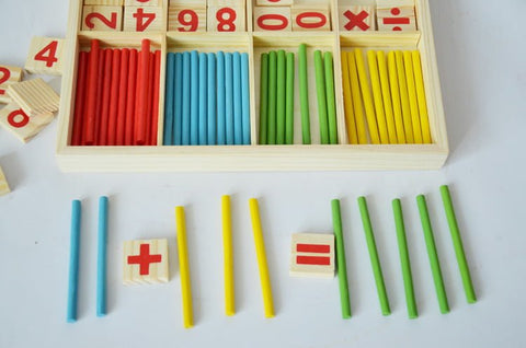 Wooden Math Stick Game | Counting & Early Math Skills for Kids